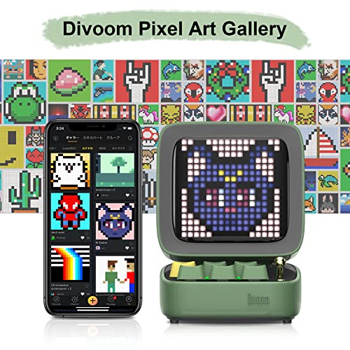 Divoom Ditoo Retro Bluetooth Speaker with Programmable RGB Screen