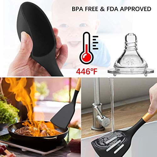 24-Piece Non-Stick Silicone Kitchen Utensil Set