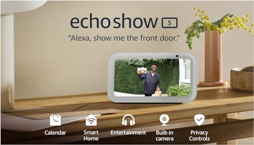 Echo Show 5 - Enhanced smart display and alarm