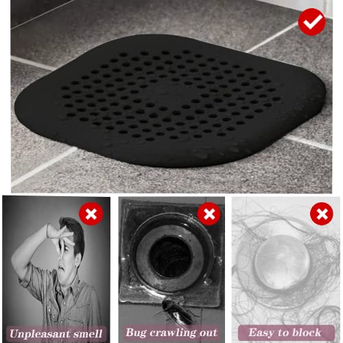 Silicone Drain Protector Set for Bathroom, Bathtub, Kitchen