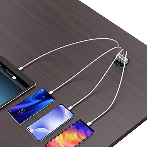 4 USB Port Desk Charger for iPad/Tablet and iPhone/Smartphones