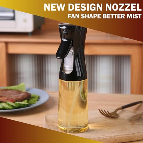 Olive Oil Spray Bottle with Brush | 200ML | Food-Grade GMO