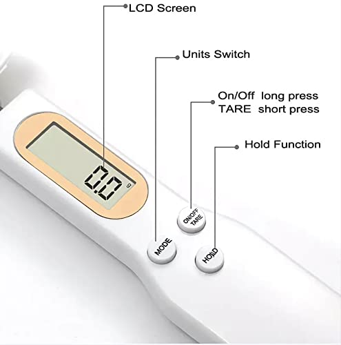 Digital Measuring Spoon Scale for Cooking (Black)