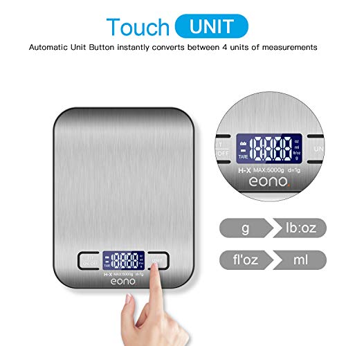 Eono Stainless Steel Kitchen Scale - 5KG