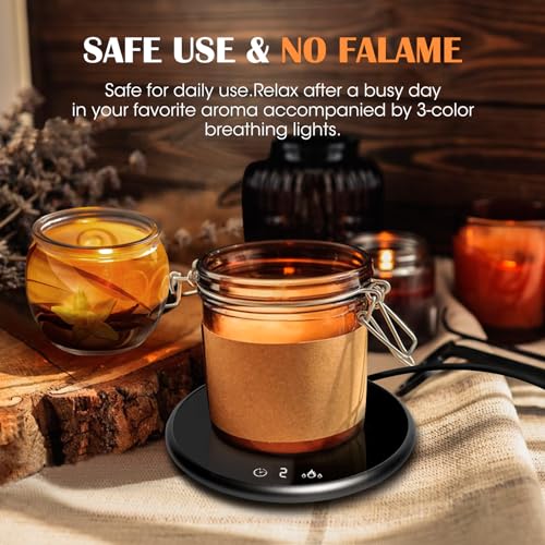 Smart Electric Coffee Mug Warmer with LED Display