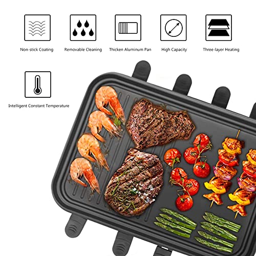 8-Person Indoor Raclette Grill - BBQ Party Cooker