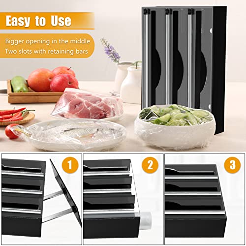3-in-1 Acrylic Foil Dispenser for Kitchen Drawers