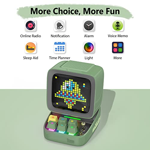 Divoom Ditoo Retro Bluetooth Speaker with Programmable RGB Screen