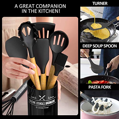 24-Piece Non-Stick Silicone Kitchen Utensil Set