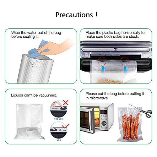 Homeasy Food Vacuum Sealer: One-Touch Sealing (Black)