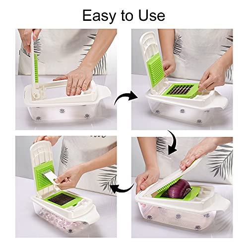 Arquiel 18 in 1 Veggie Chopper Mandoline Slicer