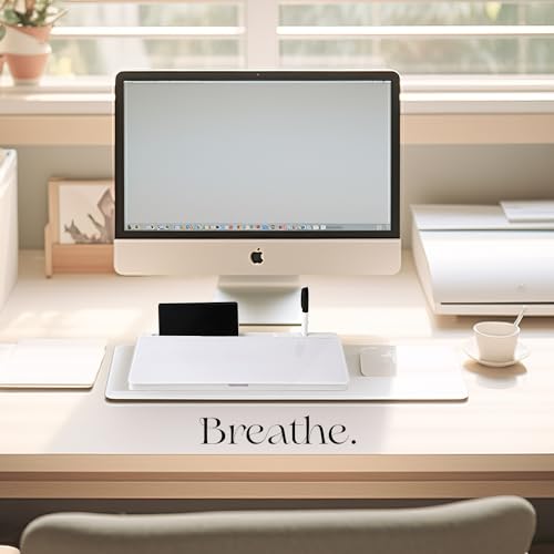 Desktop Glass Whiteboard Organizer with Pen and Eraser