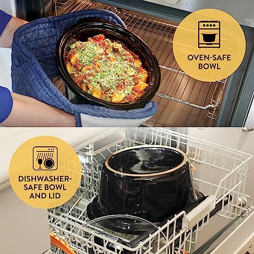 Digital Slow Cooker with Hinged Lid | Programmable Timer | 4.7 L