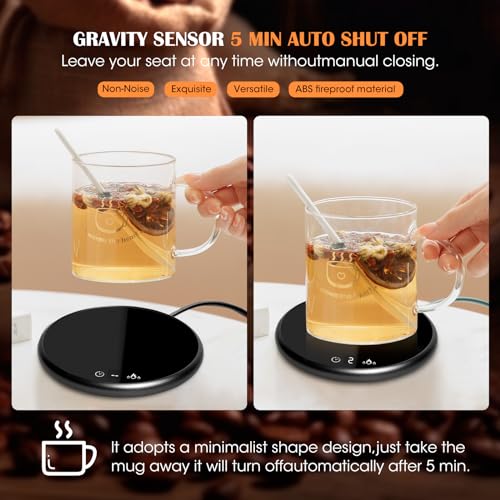 Smart Electric Coffee Mug Warmer with LED Display