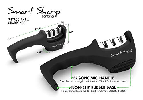 Lantana Smart Sharp Knife Sharpener - Proficient 3 Stage