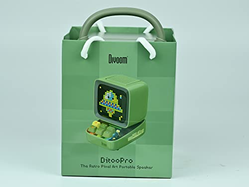 Divoom Ditoo Retro Bluetooth Speaker with Programmable RGB Screen
