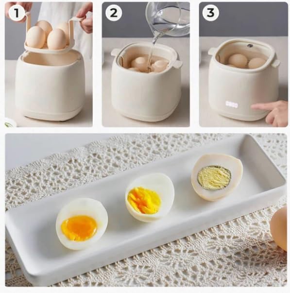 2024 Rapid Smart Egg Cooker - Mini, Electric