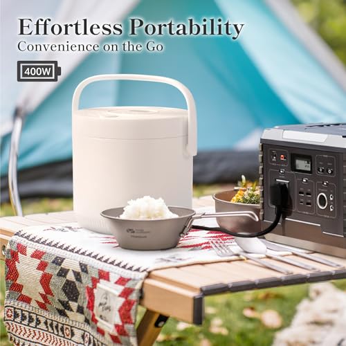Yokekon Electric Mini Rice Cooker - 2L, 6-in-1