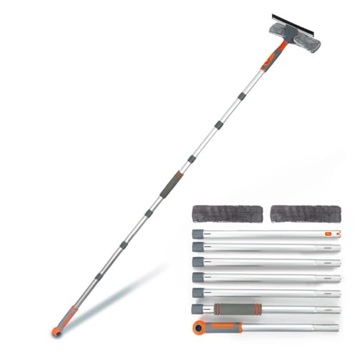 2-in-1 Window Squeegee: Professional Cleaning Tool