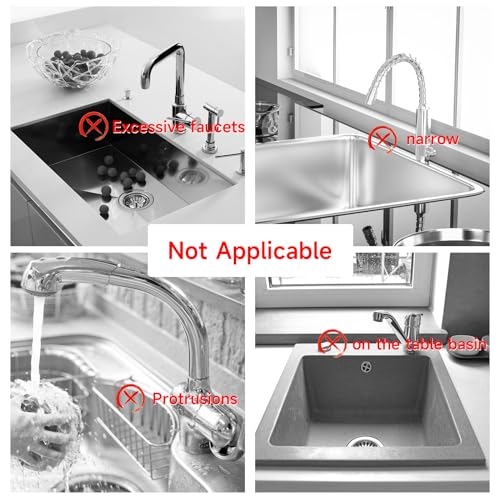 Grey Silicone Faucet Mat for Kitchen and Bathroom
