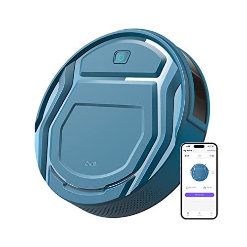 OKP K2P Robot Vacuum Cleaner - High Suction Power, Smart+ Alexa