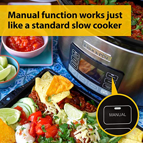 TimeSelect Digital Slow Cooker | Programmable Display | 5.6L
