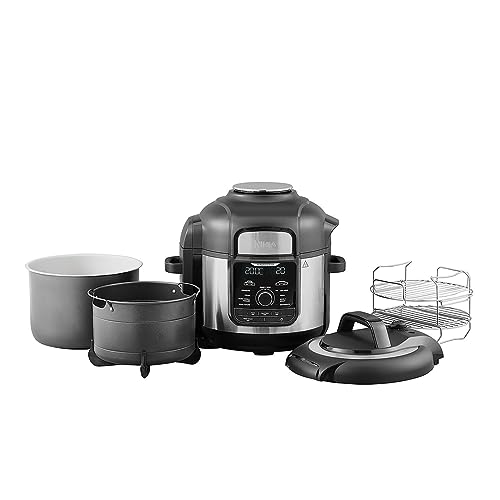 Ninja Foodi MAX Multi-Cooker: 9-in-1, 7.5L, Brushed Steel