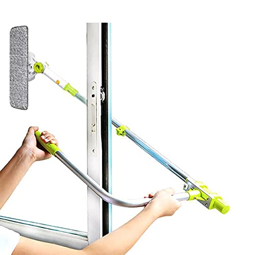Telescopic Window Cleaning Tool with Smart Angle Adjustment