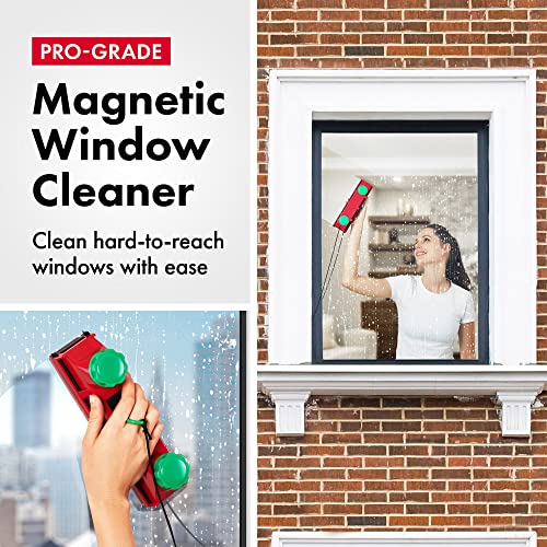 Tyroler Bright Tools Magnetic Window Cleaner: Universal Fit, 2-40mm