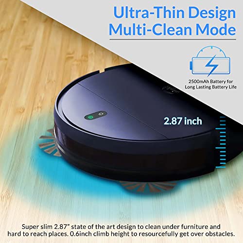 VacBuddy: Smart Robot Vacuum Cleaner, 1400pa, Pet-Friendly