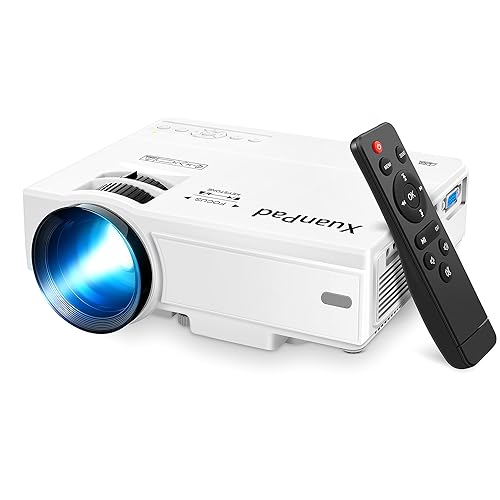 XuanPad Mini Projector - Full HD 1080P, Portable