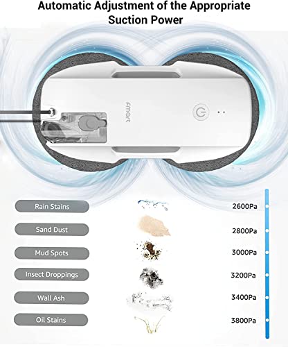 Fmart T9 Smart Window Cleaner Robot - Ultrasonic Spray