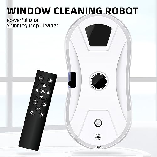 Electric Window Cleaning Robot with Remote Control - Powerful Suction
