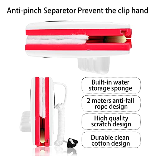 Adjustable Magnetic Window Cleaner for Thick Glass