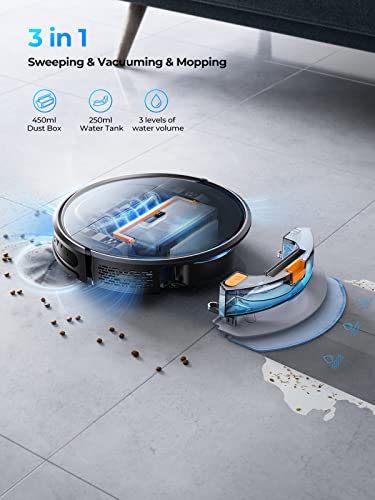 Laresar Robot Vacuum: Mop, 4500Pa Boost, Ultra Thin