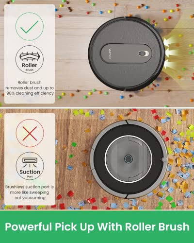 Nimble T6 Robot Vacuum Cleaner: Strong Suction, WiFi/Remote Control