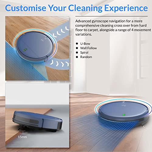 VacBuddy: Smart Robot Vacuum Cleaner, 1400pa, Pet-Friendly