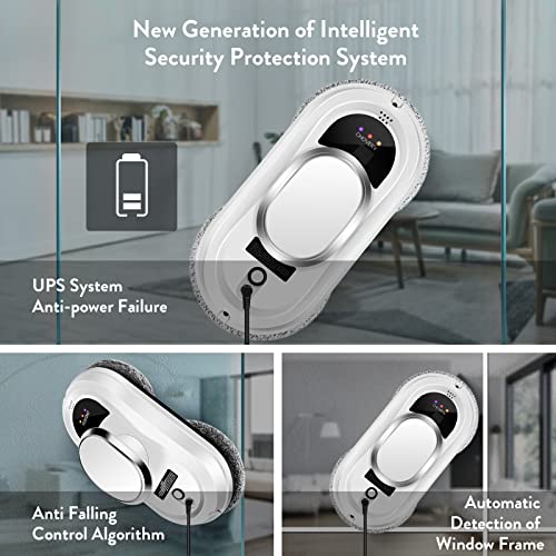 CHOVERY CL.1 Robot Glass Cleaner - Remote Control, Intelligent Edge Detection