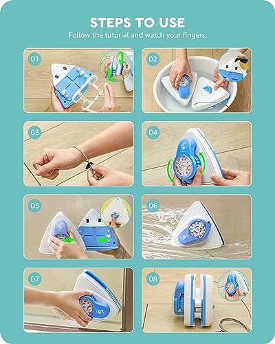 Baffect Double-sided Magnetic Window Cleaner for Glass Windows