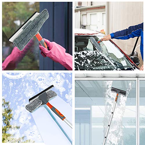 2-in-1 Window Squeegee: Professional Cleaning Tool