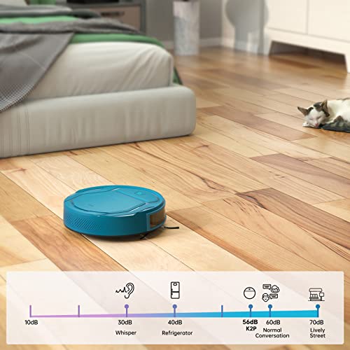 OKP K2P Robot Vacuum Cleaner - High Suction Power, Smart+ Alexa