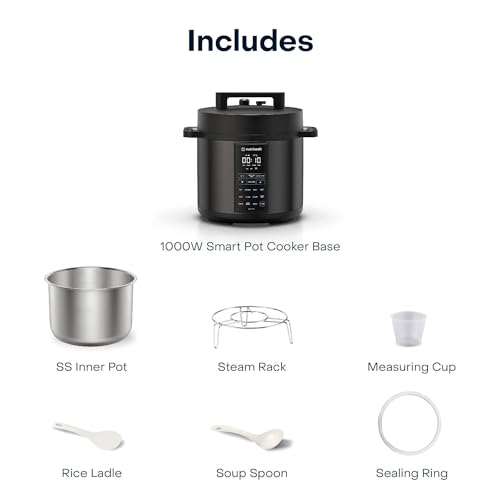 Nutricook Smart Pot - 12 Smart Programs, 2 Years Warranty