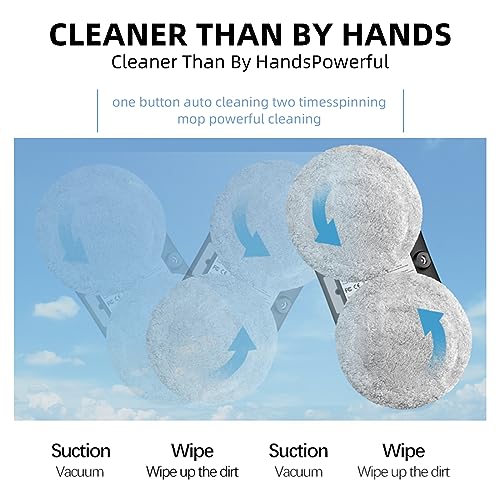 Electric Window Cleaning Robot with Remote Control - Powerful Suction