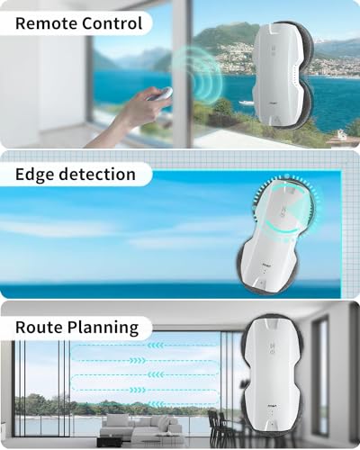 Fmart Robot Window Cleaner T8 Pro - 3800Pa Suction