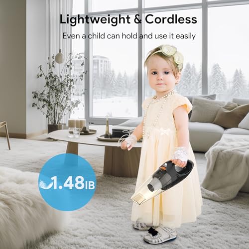 Powerful Cordless Handheld Vacuum for All Surfaces