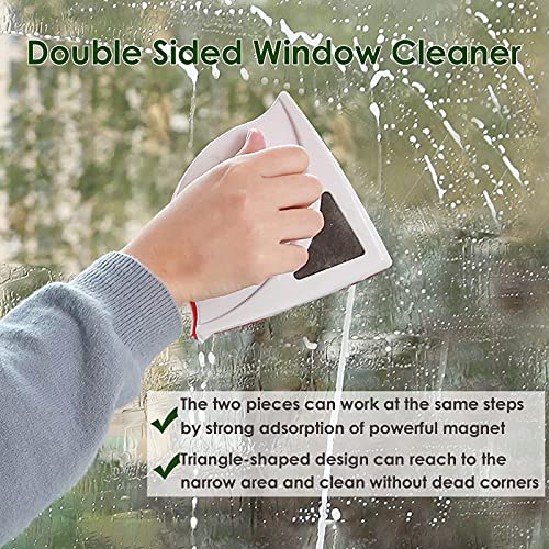Adjustable Magnetic Window Cleaner for Thick Glass