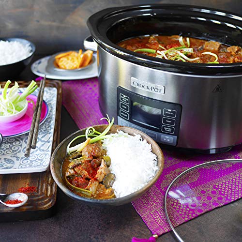 TimeSelect Digital Slow Cooker | Programmable Display | 5.6L