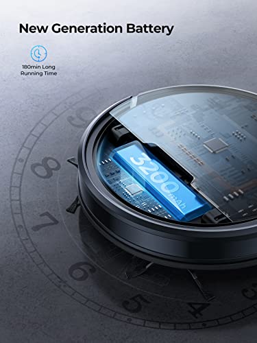 Laresar Robot Vacuum: Mop, 4500Pa Boost, Ultra Thin