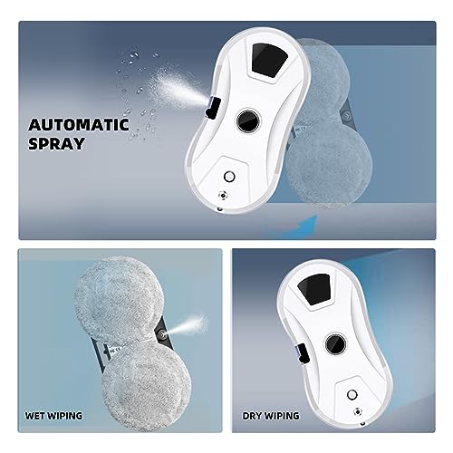 Electric Window Cleaning Robot with Remote Control - Powerful Suction