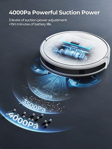 Laresar Robot Vacuum Cleaner - Ultra Thin, Smart Control
